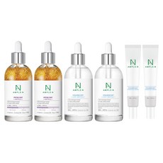 AMPLE N 胜肽精華安瓶 100ml+玻尿酸安瓶 100ml+玻尿酸乳霜 30ml, 2組