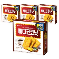 롯데웰푸드 빠다코코낫, 300g, 4개