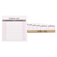 g408日程計劃便條本, 日計劃 多色, 60張, 10個