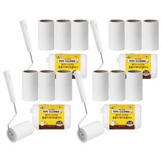 Clean B斜切滾筒黏毛器 迷你型 6件組, 4組