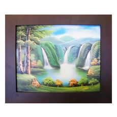 開運陶源 開運化煞 福祿壽 38 x 32cm, 山水圖, 1個