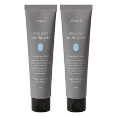 simplyO 深層清潔牙膏, 130g, 2個