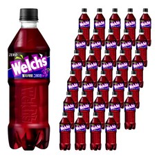 웰치스 제로 그레이프맛, 600ml, 30개