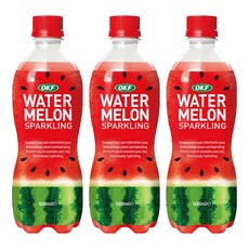 OKF 西瓜風味氣泡飲, 500ml, 3瓶