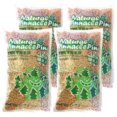Natural PinnaclePine 沙奇 環保松木砂 小顆粒, 適用雙層貓砂盆, 崩解速度慢, 吸水量多, 不沾身不沾腳好清理, 6kg, 4包