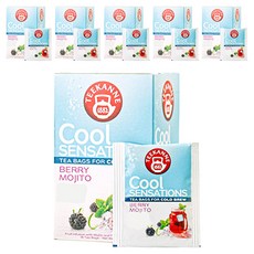 TEEKANNE 恬康樂 Cool Sensations莓果莫希托冰茶茶包, 2.5g, 18入, 6個