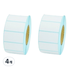 Wish Flick 黏貼式條碼用感熱標籤紙 40 x 20 mm, 4個, 1500格