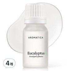 아로마티카 유칼립투스 글로불루스 에센셜 오일, 10ml, 4개