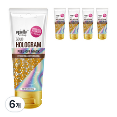 에피엘르 골드 홀로그램 필오프 마스크, 5개입, 6개