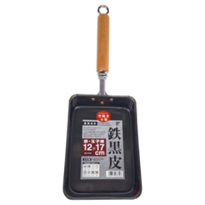 FREIZ 和平日本製鐵黑皮玉子燒鍋, 17cm, 1個