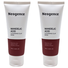 Neogence 杏仁酸毛孔深層清潔泥膜, 5分鐘速淨, 100%地中海火山泥, 2條, 1入