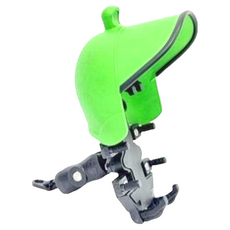 FALCON 法肯 半罩晴雨帽 蒼鷹爪型 手機架組合款, 綠色, 不適用