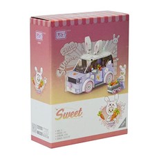 LoZ 兔兔蘿蔔車 3歲以上, 多色, 1盒