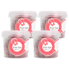 바스참 풋스파 족욕제 로즈 25p, 4개, 750g