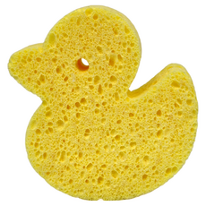 waido 和愛堂 寶寶可愛動物造型木漿海棉小鴨 50g, 1個