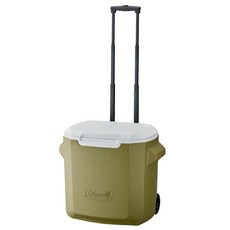Coleman 拉桿冰箱 26.5L 綠橄欖 附輪子和伸縮式拉桿