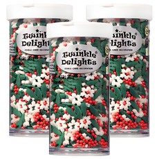 QUALITY SPRINKLES 平安夜灑粉, 3罐, 63g