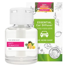 車用自然芳香劑 70ml, 反菸草, 1個