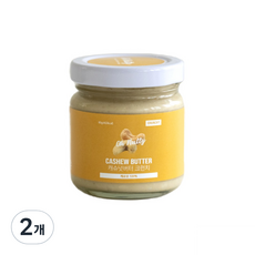 오넛티 캐슈넛버터 크런치 100%, 80g, 2개