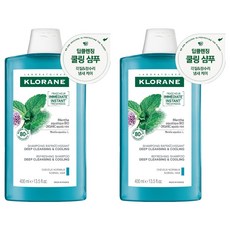 클로란 아쿠아민트 딥클렌징 앤 쿨링 샴푸, 400ml, 2개