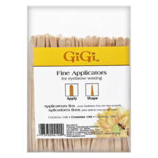 GiGi 熱蠟專用木棒 眉毛除毛細棒 100入, 1包