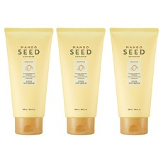 THE FACE SHOP 菲詩小舖 芒果籽絲滑保濕豐潤潔面乳, 300ml, 3條