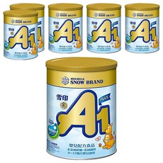 SNOW 雪印 金A1 PLUS嬰兒配方食品 0~12月, 900g, 6罐