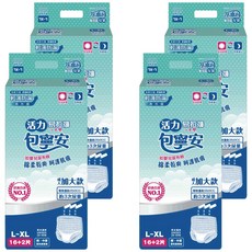 包寧安 活力易拉褲 褲型成人紙尿布 L~XL, 18片, 4包