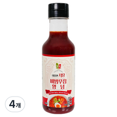 첫맛 내몸엔 저당 비빔무침 양념, 365g, 4개