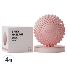 데일리온 스트레칭 마사지볼 상자포장, 핑크, 4개