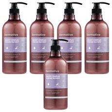 더모티브 모이스트 컴플렉스 퍼퓸 트리트먼트 블랙베리앤베이향, 1L, 5개