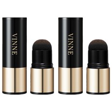 빈느 올커버 퍼펙트 헤어섀도 쿠션 스틱 5.1g, 2개, 다크브라운