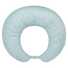 Combi 康貝 多功能水洗棉月亮枕, 小山藍, 1個