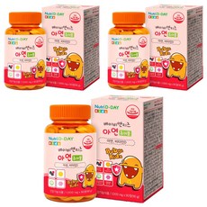 뉴트리디데이 베이비앤키즈 아연 츄어블 90g, 90정, 3개