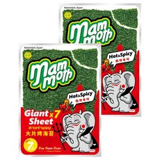 mam moth MM象 泰式烤海苔 酷辣香味, 42g, 2袋
