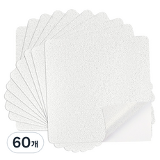 다다 욕실 타일용 미끄럼방지 스티커, 60개, 투명