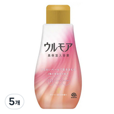 울모어 용기형 액상입욕제 크리미 로즈, 600ml, 5개
