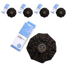 스포츠 냉온 찜질 주머니 블랙 대, 5개