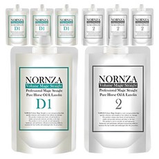 NORNZA Volume Magic Straight D200受損髮用燙髮劑, 400g, 4組