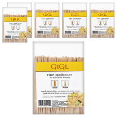GiGi 熱蠟專用木棒 眉毛除毛細棒 100入, 6包