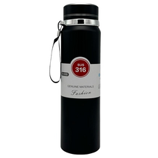 u-like 316不鏽鋼吊帶保溫杯1000ml(3色隨機), 1入, 顏色隨機, 1000