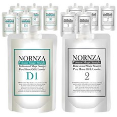 NORNZA Volume Magic Straight D200受損髮用燙髮劑, 400g, 6組