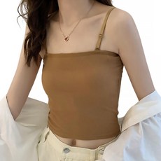 可調平口百搭帶胸墊背心 M807 2件