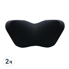 삼에스 sleepro 차량용 수면 목쿠션, 블랙, 2개