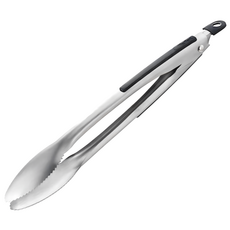 Tefal 特福 新巧手系列 不鏽鋼食物夾, 黑色 + 銀色, 1個