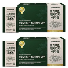 참앤들황토농원 프리미엄 돼지감자 여주즙 30p, 2.4L, 2개