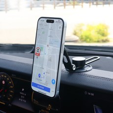 지엠지모터스 차량용 핸드폰 거치대, 블랙, 1개