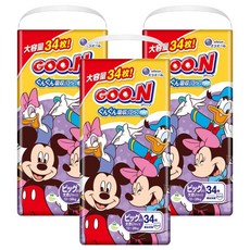 GOO.N 大王 日本境內版 瞬吸貼合紙尿褲/尿布 13~28kg, XXL, 102片