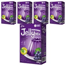 브레드가든 포도젤리믹스 젤리만들기, 100g, 5개