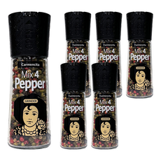 카르멘시타 혼합후추 그라인더, 37g, 6개